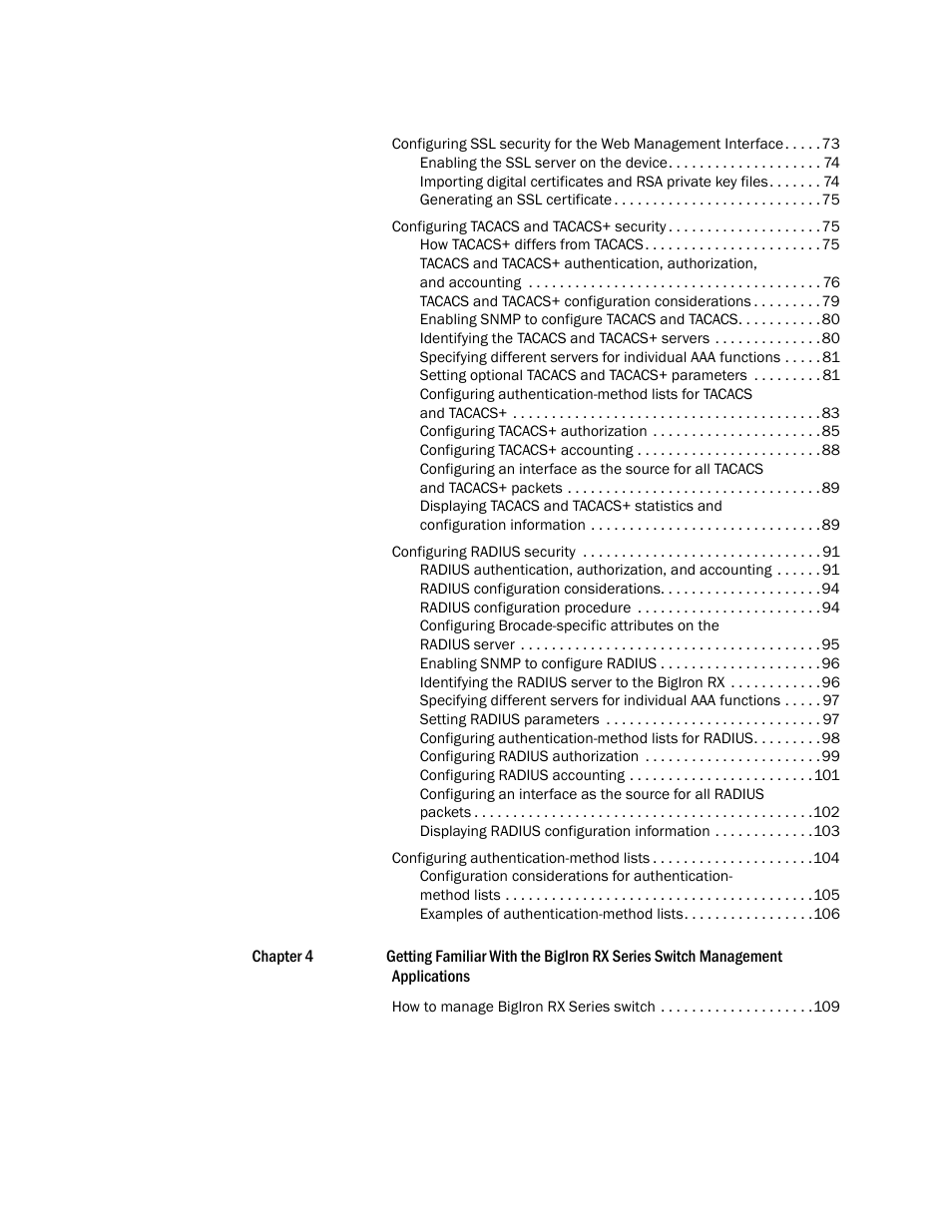 Brocade BigIron RX Series Configuration Guide User Manual | Page 6 / 1550