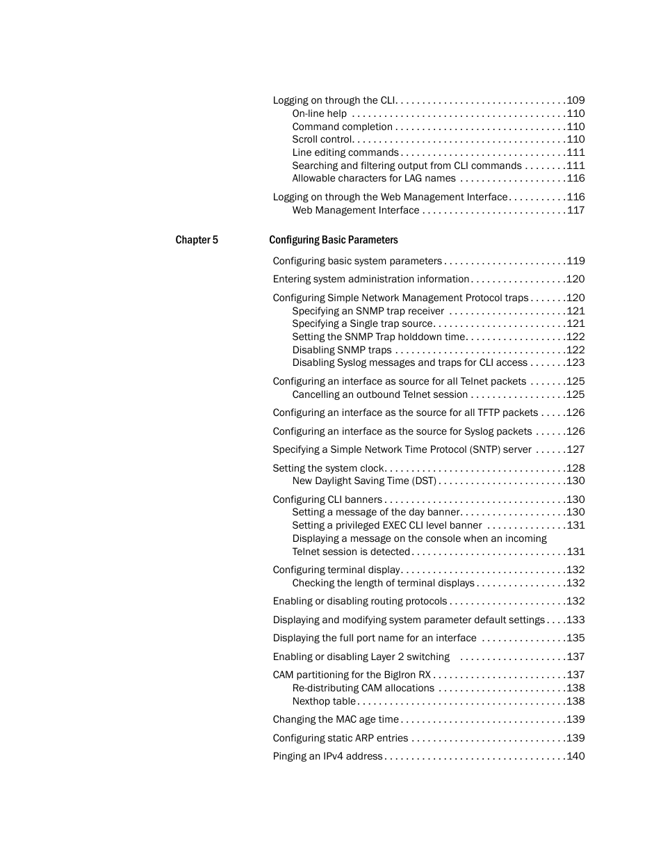 Brocade BigIron RX Series Configuration Guide User Manual | Page 7 / 1550