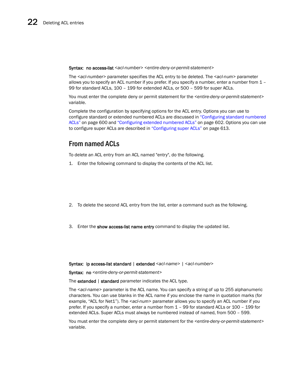 From named acls | Brocade BigIron RX Series Configuration Guide User Manual | Page 710 / 1550