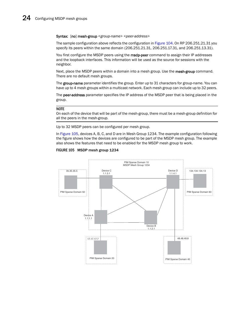 Figure 105 | Brocade BigIron RX Series Configuration Guide User Manual | Page 788 / 1550