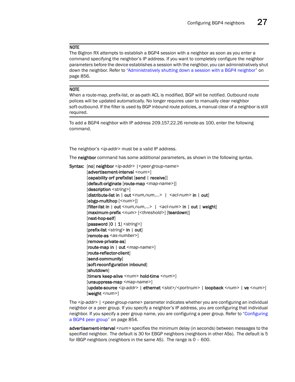 Brocade BigIron RX Series Configuration Guide User Manual | Page 925 / 1550