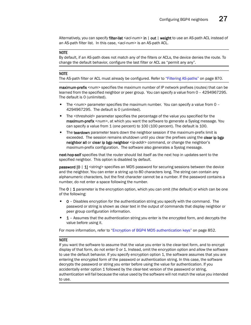 Brocade BigIron RX Series Configuration Guide User Manual | Page 927 / 1550