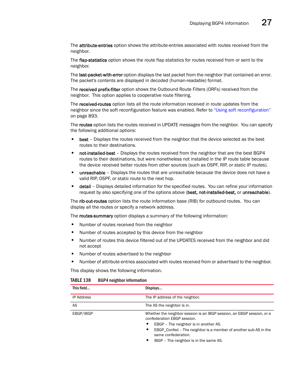 Brocade BigIron RX Series Configuration Guide User Manual | Page 985 / 1550