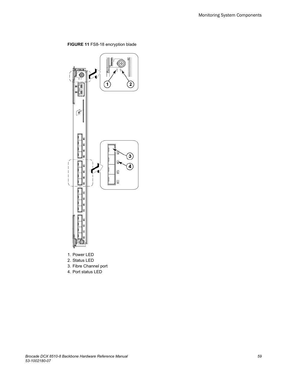 Brocade DCX 8510-8 Backbone Hardware Reference Manual User Manual | Page 59 / 178