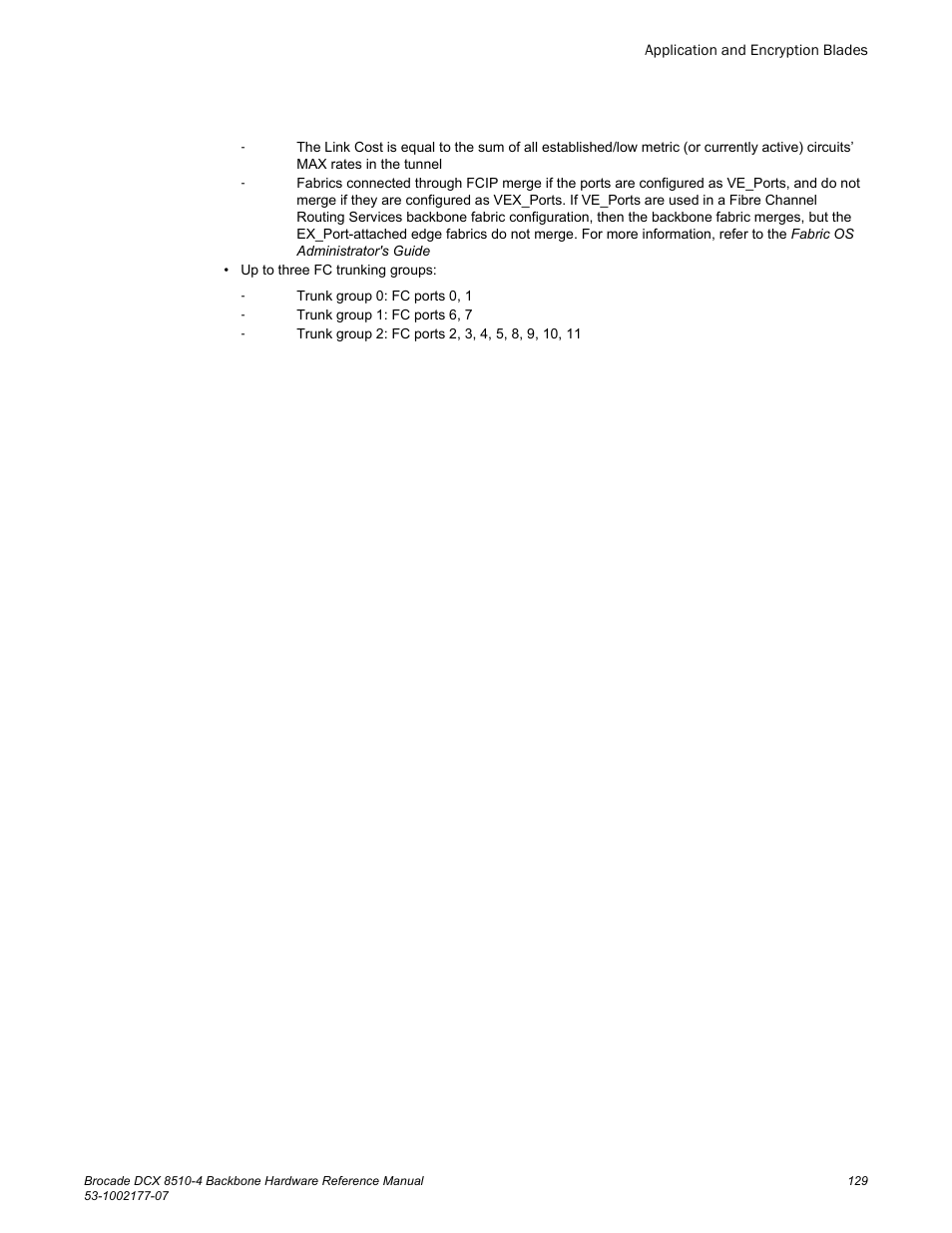 Brocade DCX 8510-4 Backbone Hardware Reference Manual User Manual | Page 129 / 156