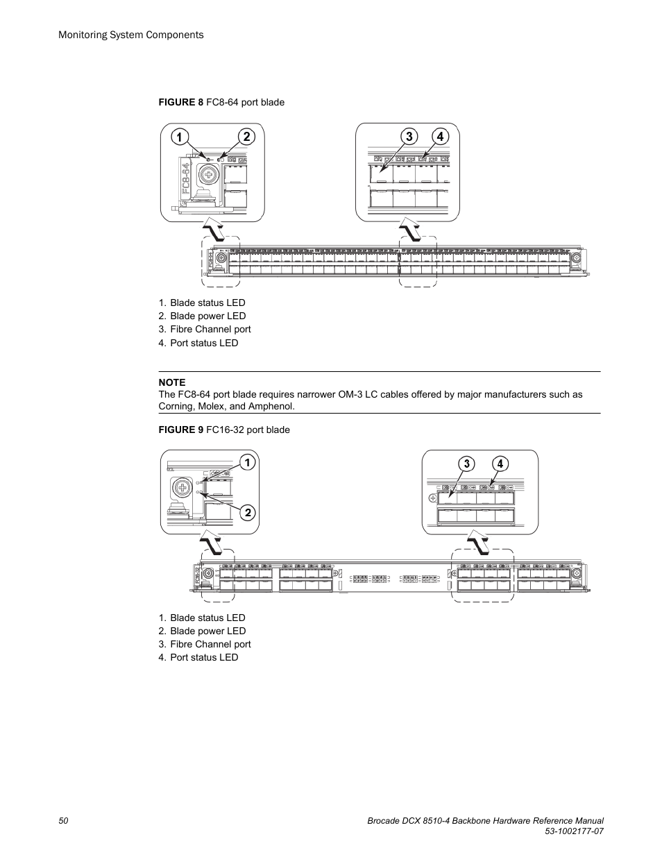 Brocade DCX 8510-4 Backbone Hardware Reference Manual User Manual | Page 50 / 156