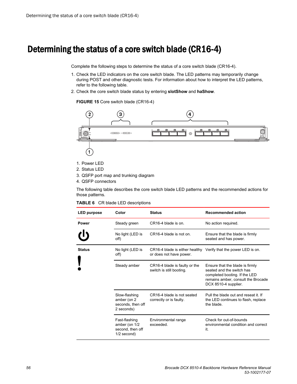 Brocade DCX 8510-4 Backbone Hardware Reference Manual User Manual | Page 56 / 156