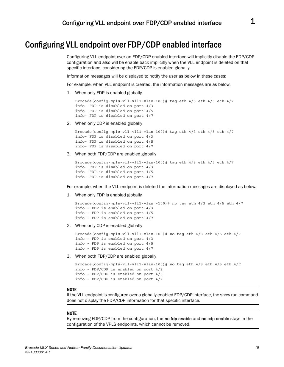 Brocade MLX Series and NetIron Family (Supporting Multi-Service IronWare R05.6.xx) User Manual | Page 27 / 62