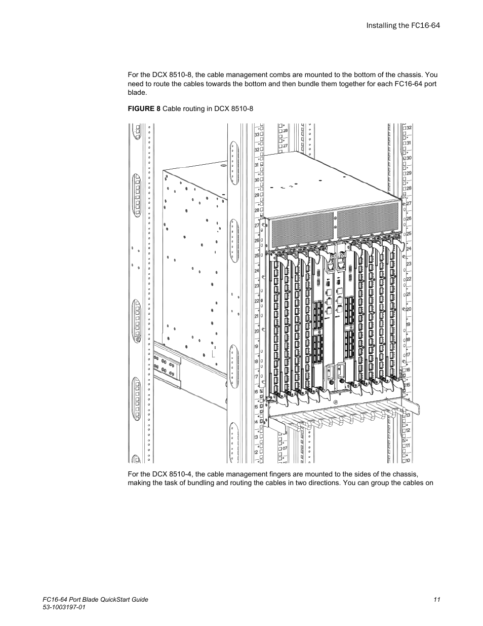 Brocade FC16-64 Port Blade QuickStart Guide (Supporting DCX 8510-4 and DCX 8510-8 with Fabric OS 7.3.0 and above) User Manual | Page 13 / 18