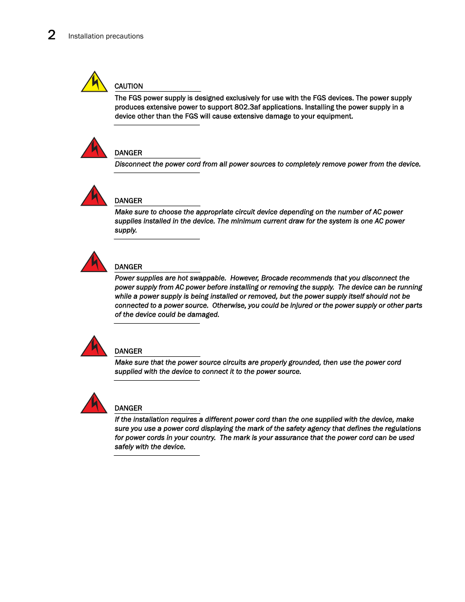 Brocade FastIron GS and GS-STK Hardware Installation Guide User Manual | Page 32 / 126