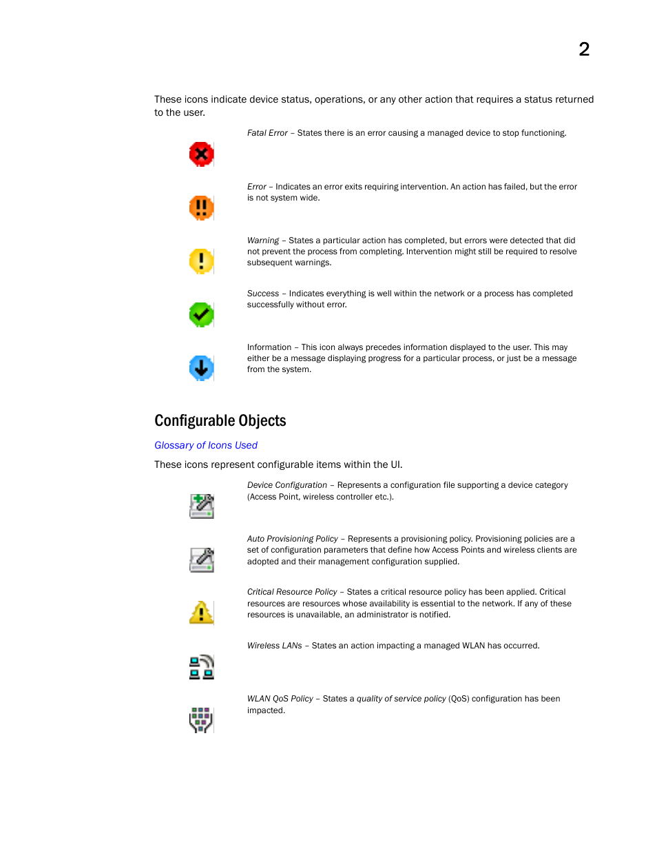 Configurable objects | Brocade Mobility RFS Controller System Reference Guide (Supporting software release 5.5.0.0 and later) User Manual | Page 19 / 1017