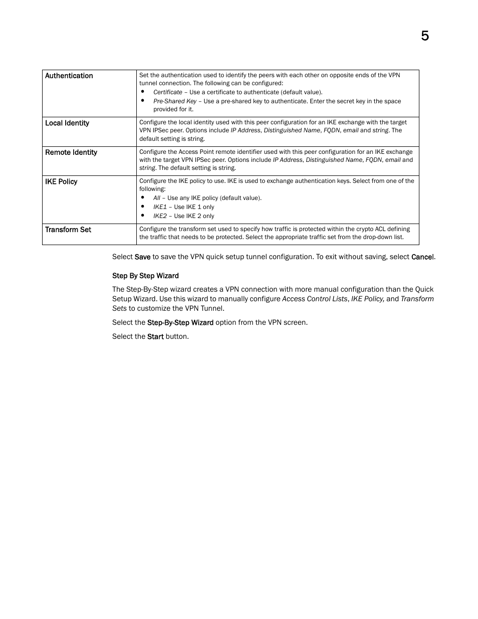 Step by step wizard | Brocade Mobility RFS Controller System Reference Guide (Supporting software release 5.5.0.0 and later) User Manual | Page 201 / 1017