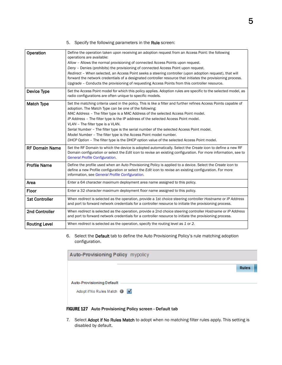 Brocade Mobility RFS Controller System Reference Guide (Supporting software release 5.5.0.0 and later) User Manual | Page 259 / 1017