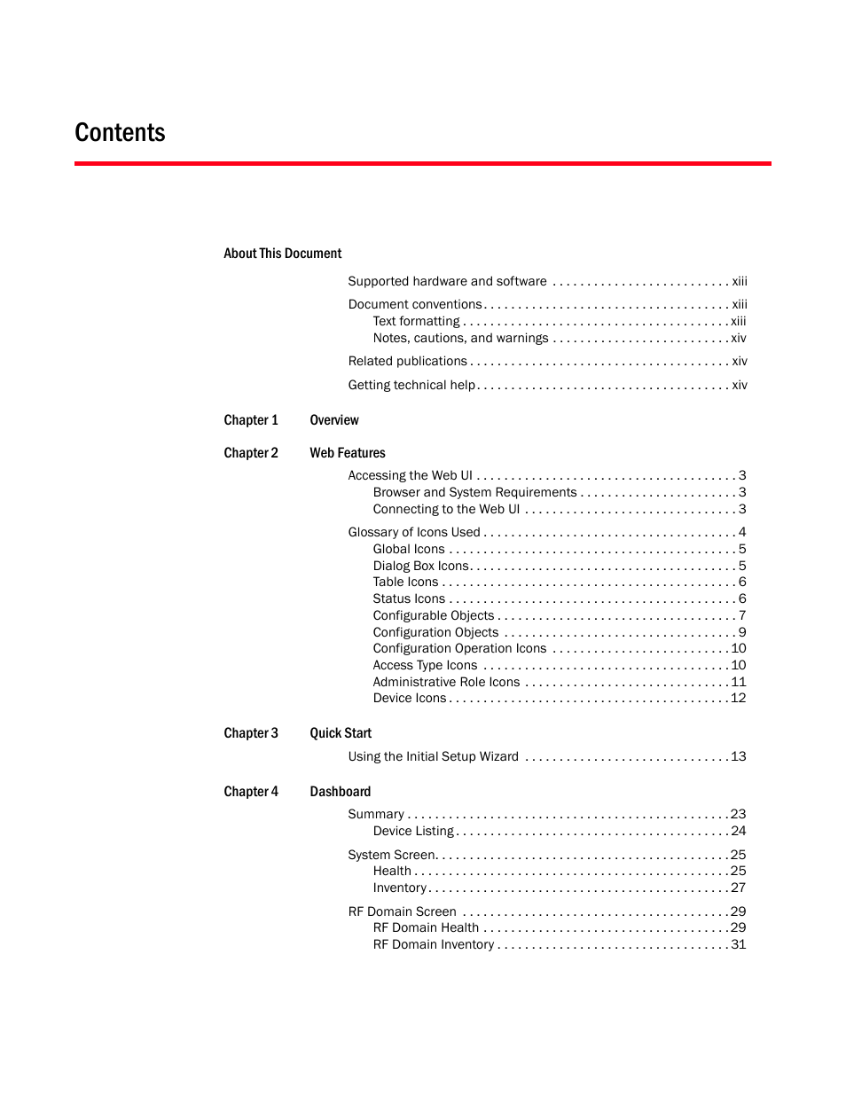 Brocade Mobility RFS Controller System Reference Guide (Supporting software release 5.5.0.0 and later) User Manual | Page 3 / 1017