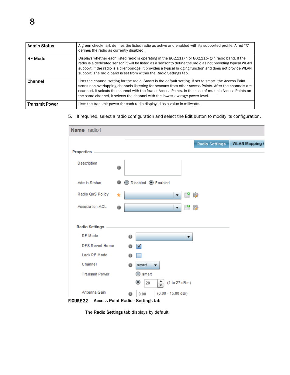 Brocade Mobility RFS Controller System Reference Guide (Supporting software release 5.5.0.0 and later) User Manual | Page 428 / 1017