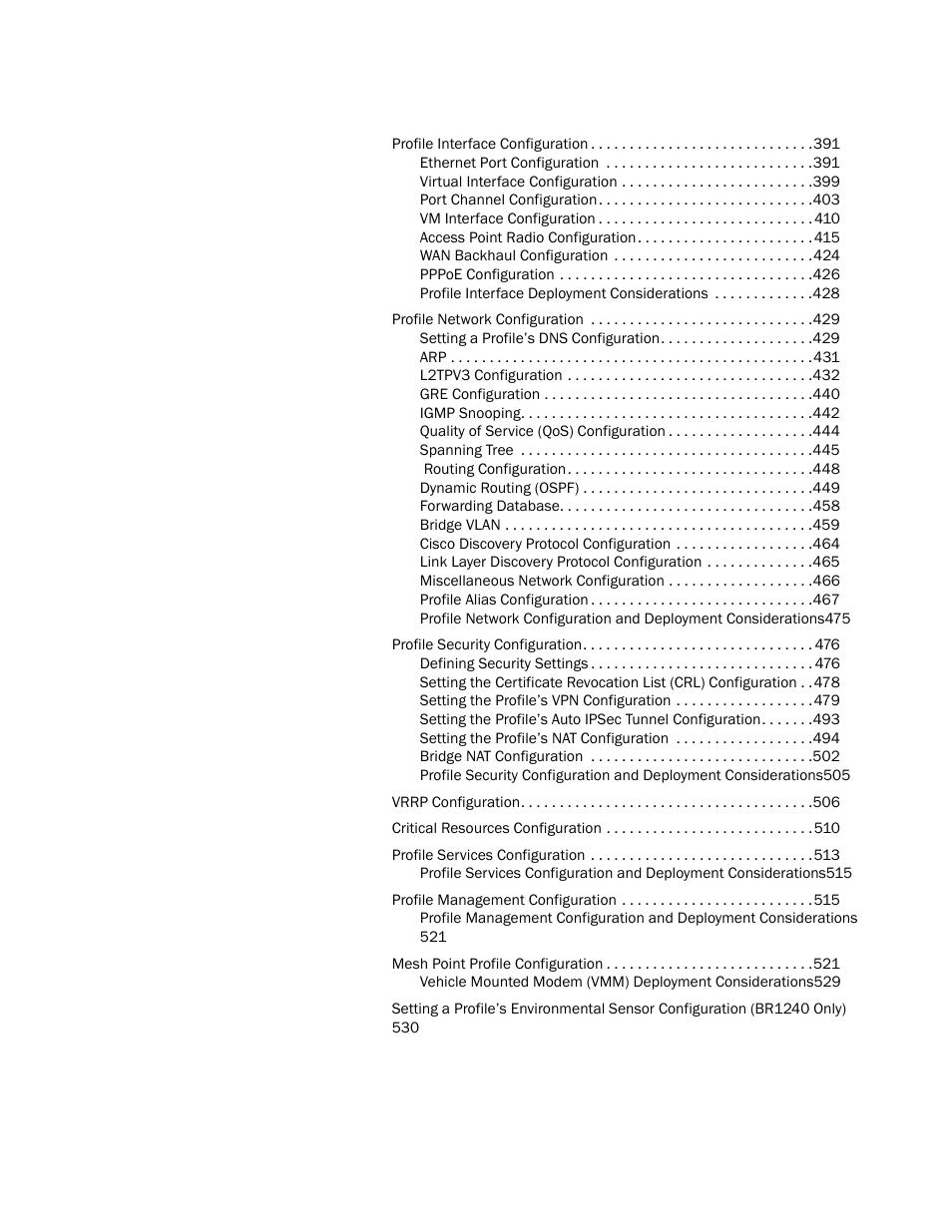 Brocade Mobility RFS Controller System Reference Guide (Supporting software release 5.5.0.0 and later) User Manual | Page 6 / 1017