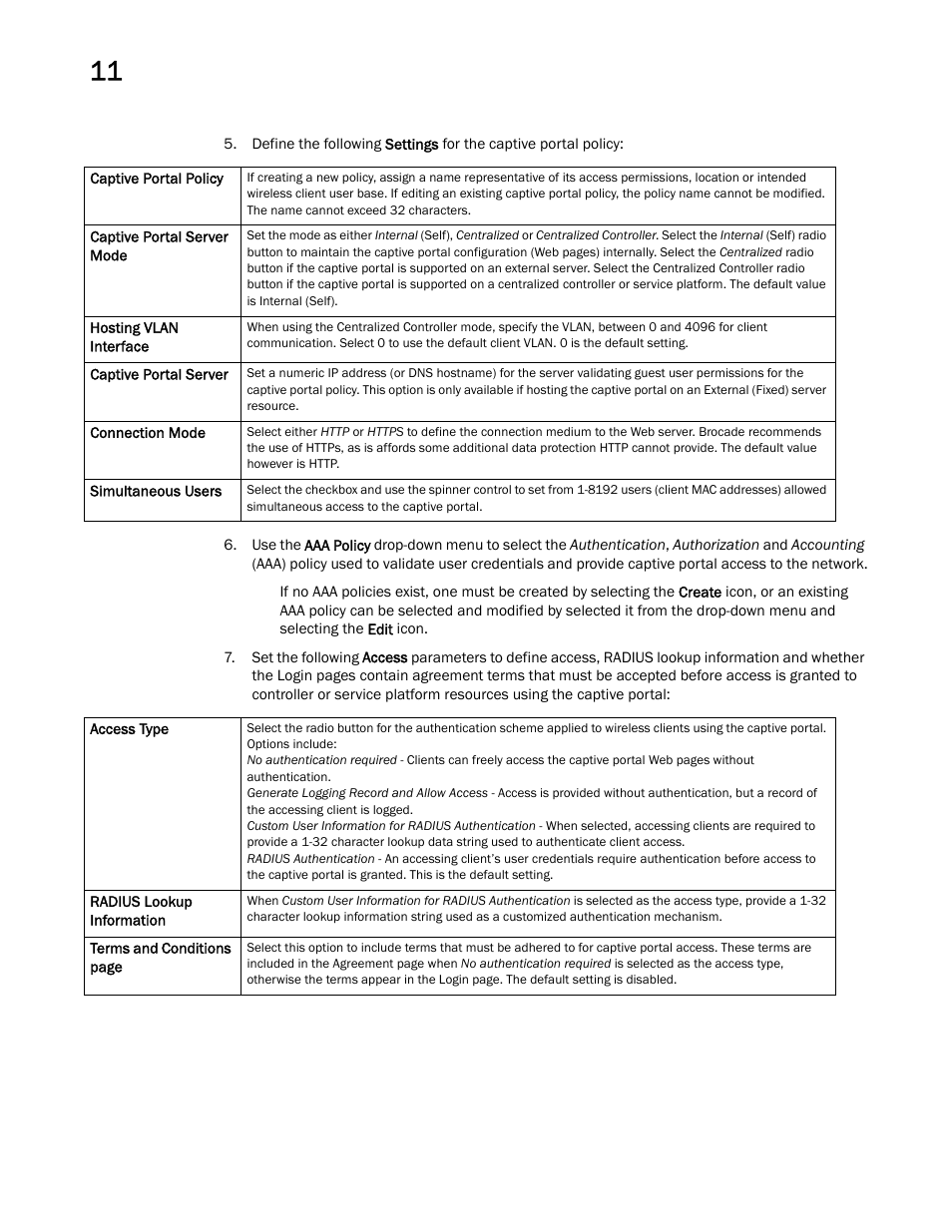 Brocade Mobility RFS Controller System Reference Guide (Supporting software release 5.5.0.0 and later) User Manual | Page 628 / 1017
