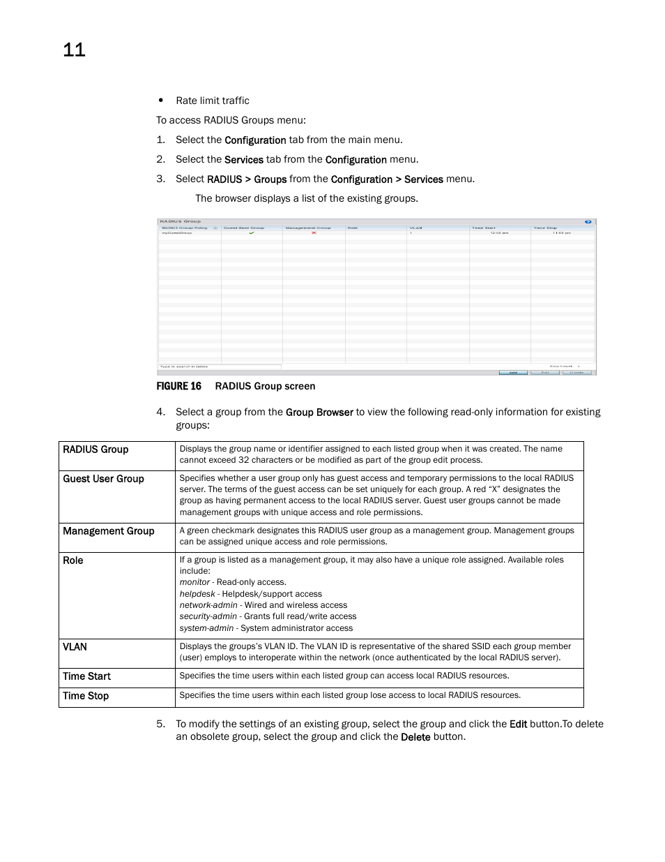 Brocade Mobility RFS Controller System Reference Guide (Supporting software release 5.5.0.0 and later) User Manual | Page 650 / 1017