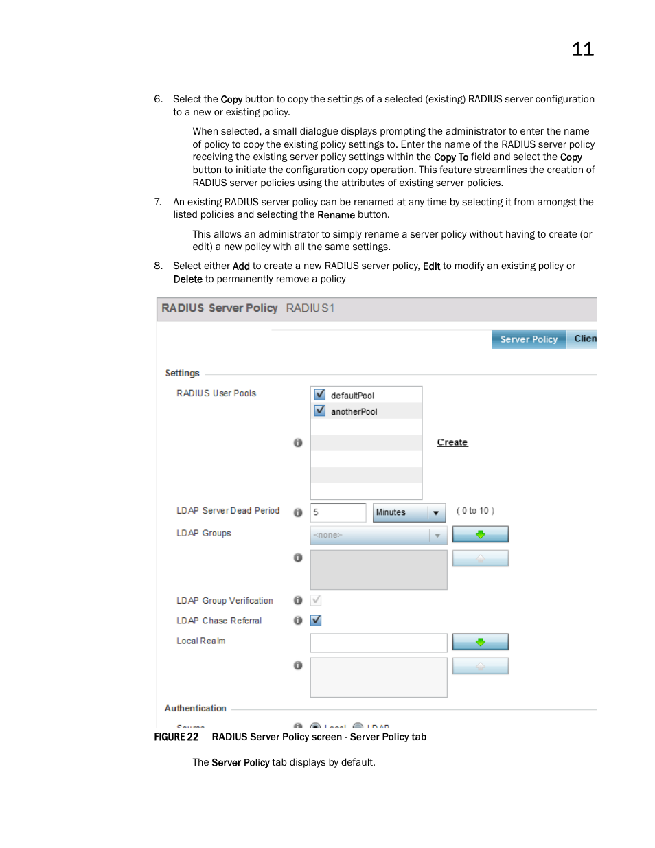 Brocade Mobility RFS Controller System Reference Guide (Supporting software release 5.5.0.0 and later) User Manual | Page 657 / 1017