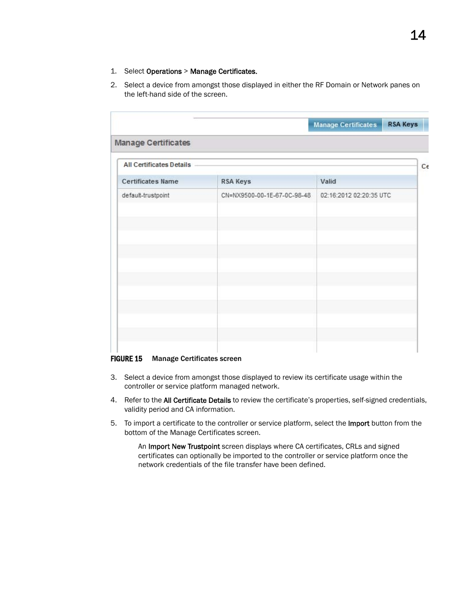 Brocade Mobility RFS Controller System Reference Guide (Supporting software release 5.5.0.0 and later) User Manual | Page 729 / 1017