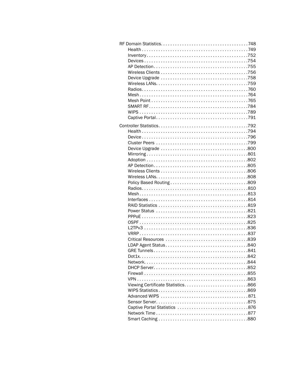 Brocade Mobility RFS Controller System Reference Guide (Supporting software release 5.5.0.0 and later) User Manual | Page 9 / 1017