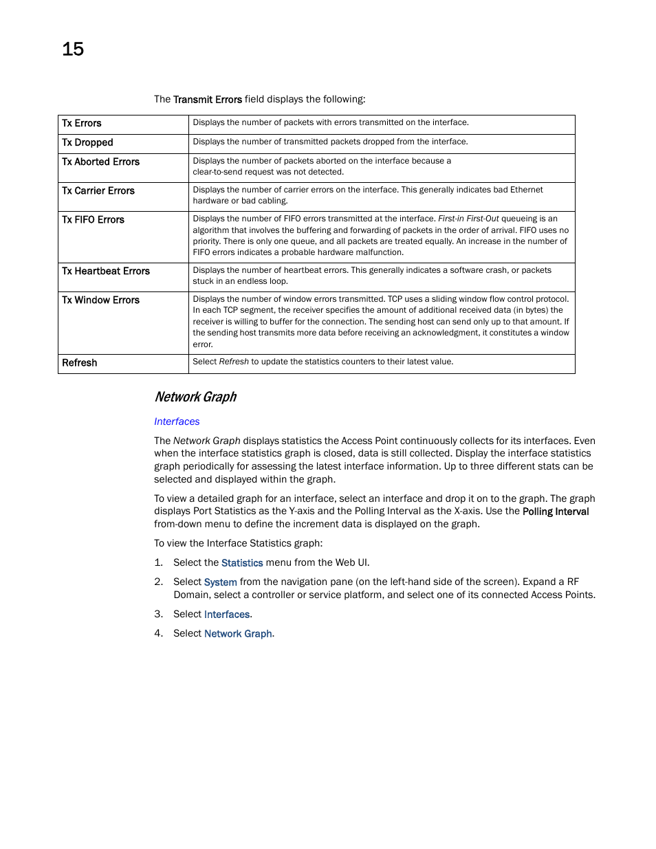 Network graph | Brocade Mobility RFS Controller System Reference Guide (Supporting software release 5.5.0.0 and later) User Manual | Page 922 / 1017