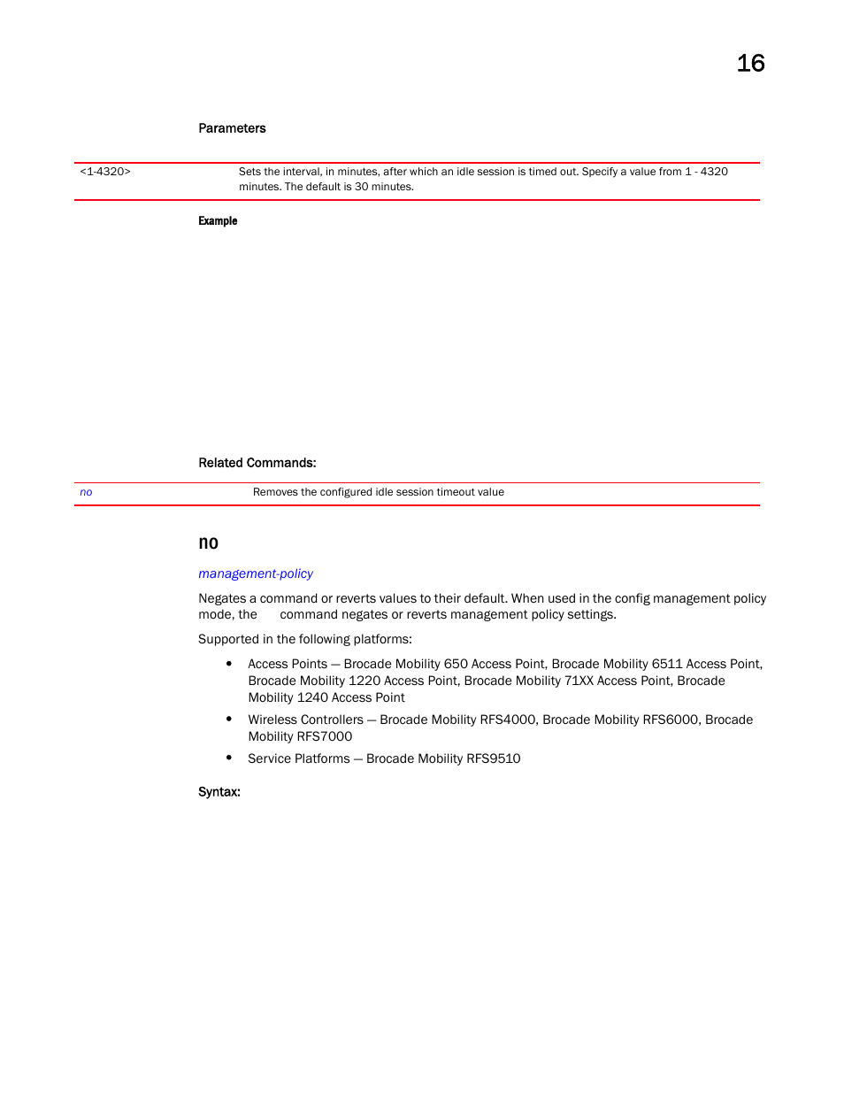 Brocade Mobility RFS Controller CLI Reference Guide (Supporting software release 5.5.0.0 and later) User Manual | Page 1032 / 1355