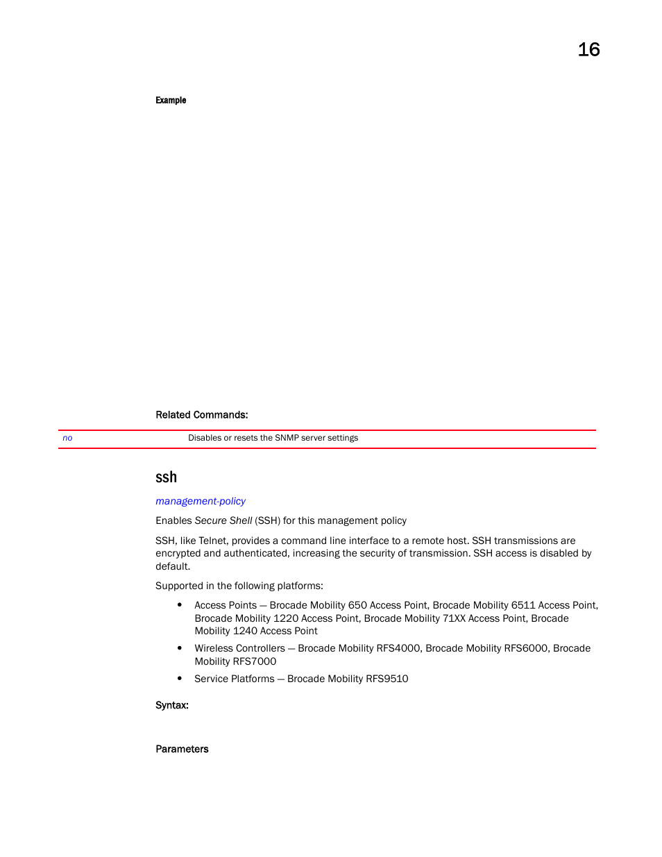 Brocade Mobility RFS Controller CLI Reference Guide (Supporting software release 5.5.0.0 and later) User Manual | Page 1042 / 1355