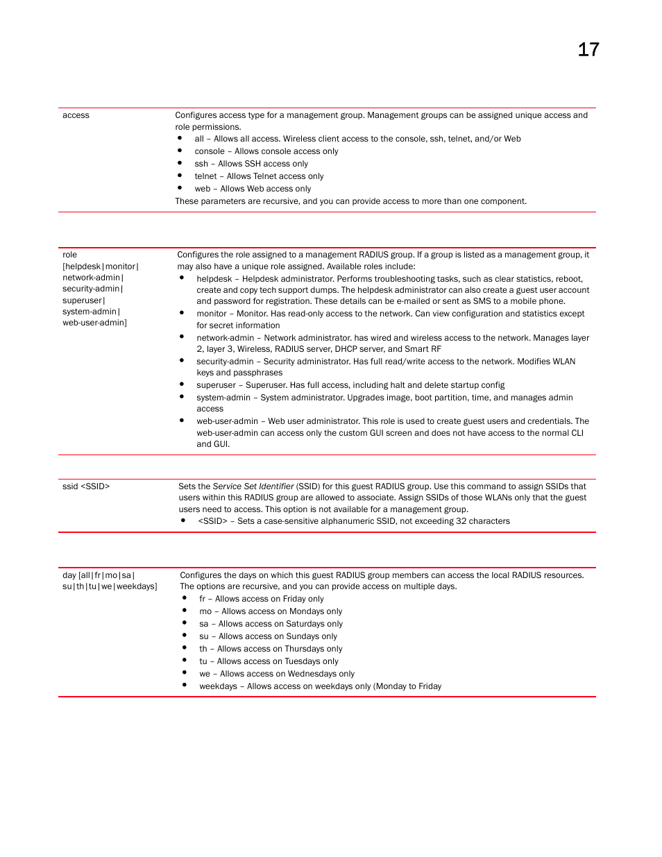 Brocade Mobility RFS Controller CLI Reference Guide (Supporting software release 5.5.0.0 and later) User Manual | Page 1052 / 1355