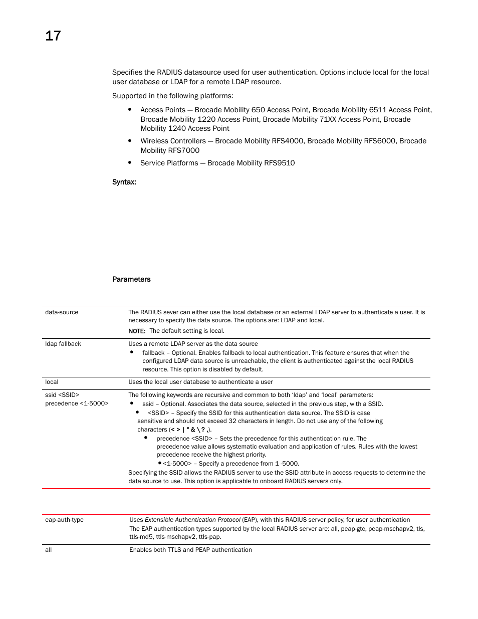 Brocade Mobility RFS Controller CLI Reference Guide (Supporting software release 5.5.0.0 and later) User Manual | Page 1059 / 1355