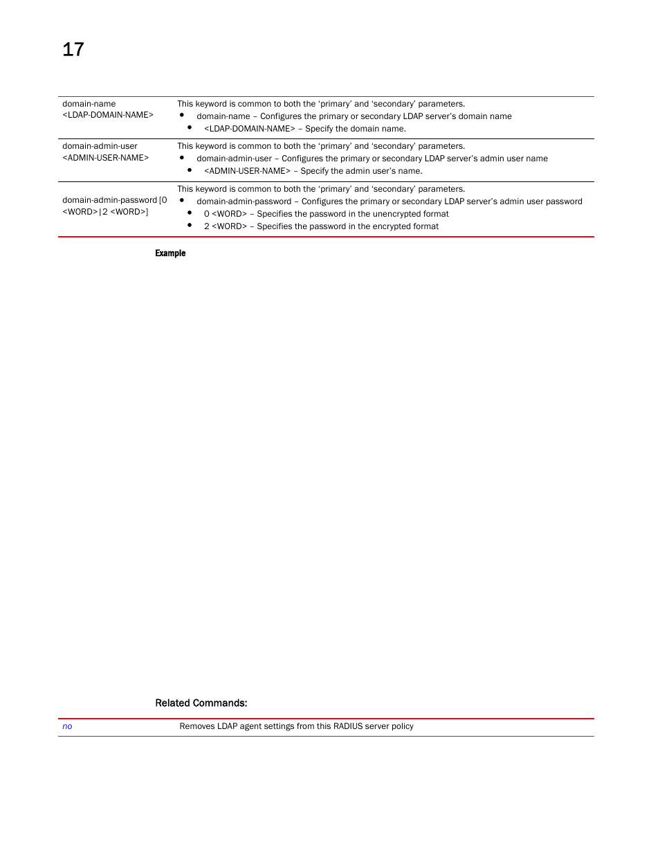 Brocade Mobility RFS Controller CLI Reference Guide (Supporting software release 5.5.0.0 and later) User Manual | Page 1063 / 1355