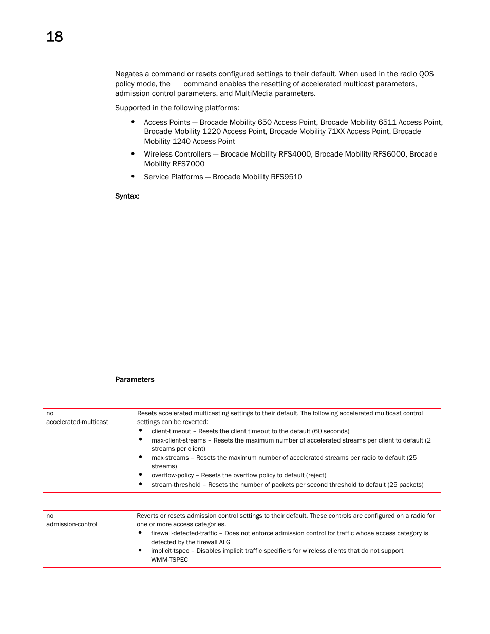 Brocade Mobility RFS Controller CLI Reference Guide (Supporting software release 5.5.0.0 and later) User Manual | Page 1086 / 1355