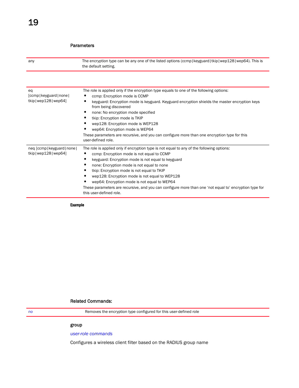 Group | Brocade Mobility RFS Controller CLI Reference Guide (Supporting software release 5.5.0.0 and later) User Manual | Page 1120 / 1355