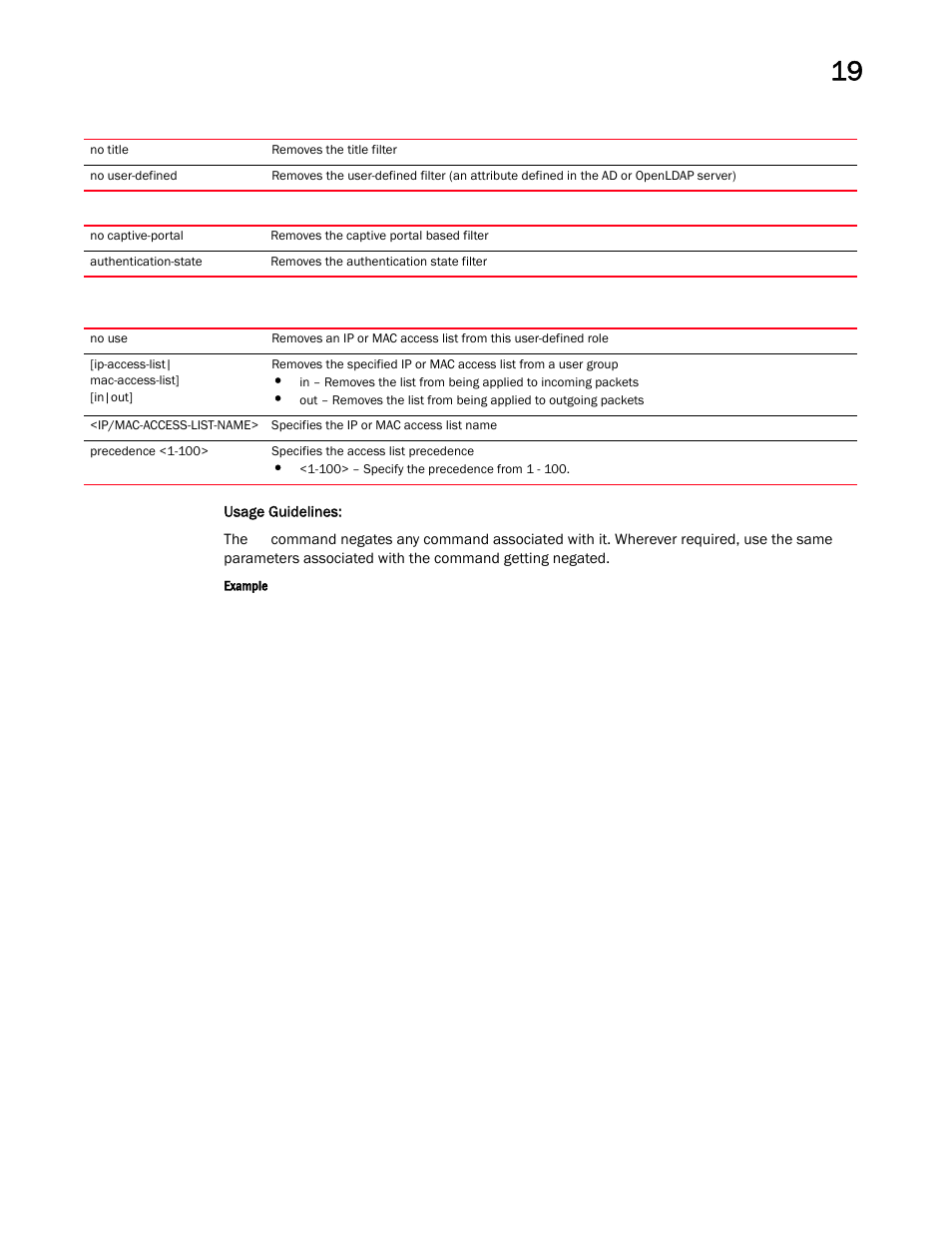 Brocade Mobility RFS Controller CLI Reference Guide (Supporting software release 5.5.0.0 and later) User Manual | Page 1125 / 1355