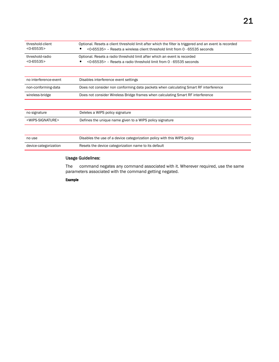 Brocade Mobility RFS Controller CLI Reference Guide (Supporting software release 5.5.0.0 and later) User Manual | Page 1165 / 1355