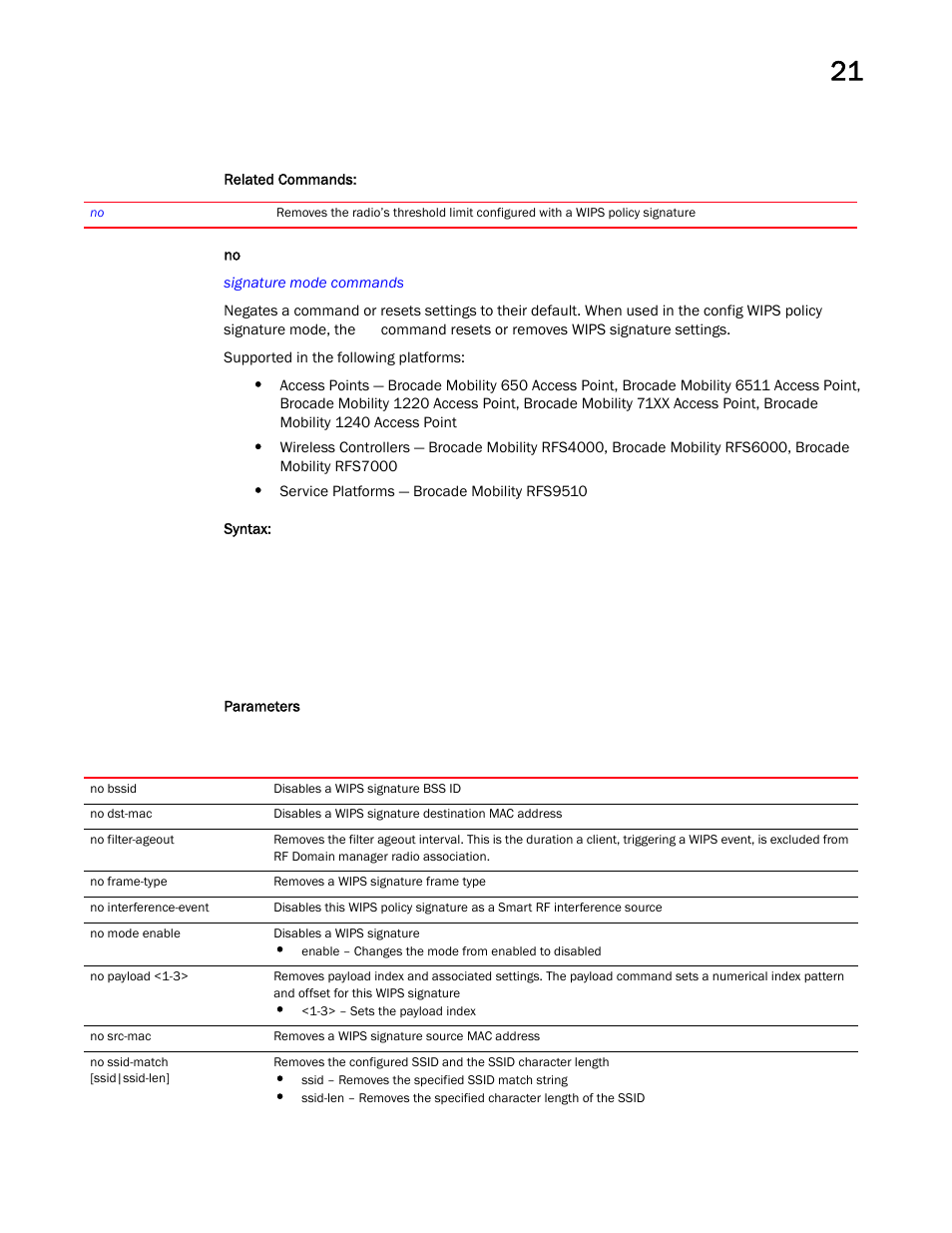 Brocade Mobility RFS Controller CLI Reference Guide (Supporting software release 5.5.0.0 and later) User Manual | Page 1177 / 1355