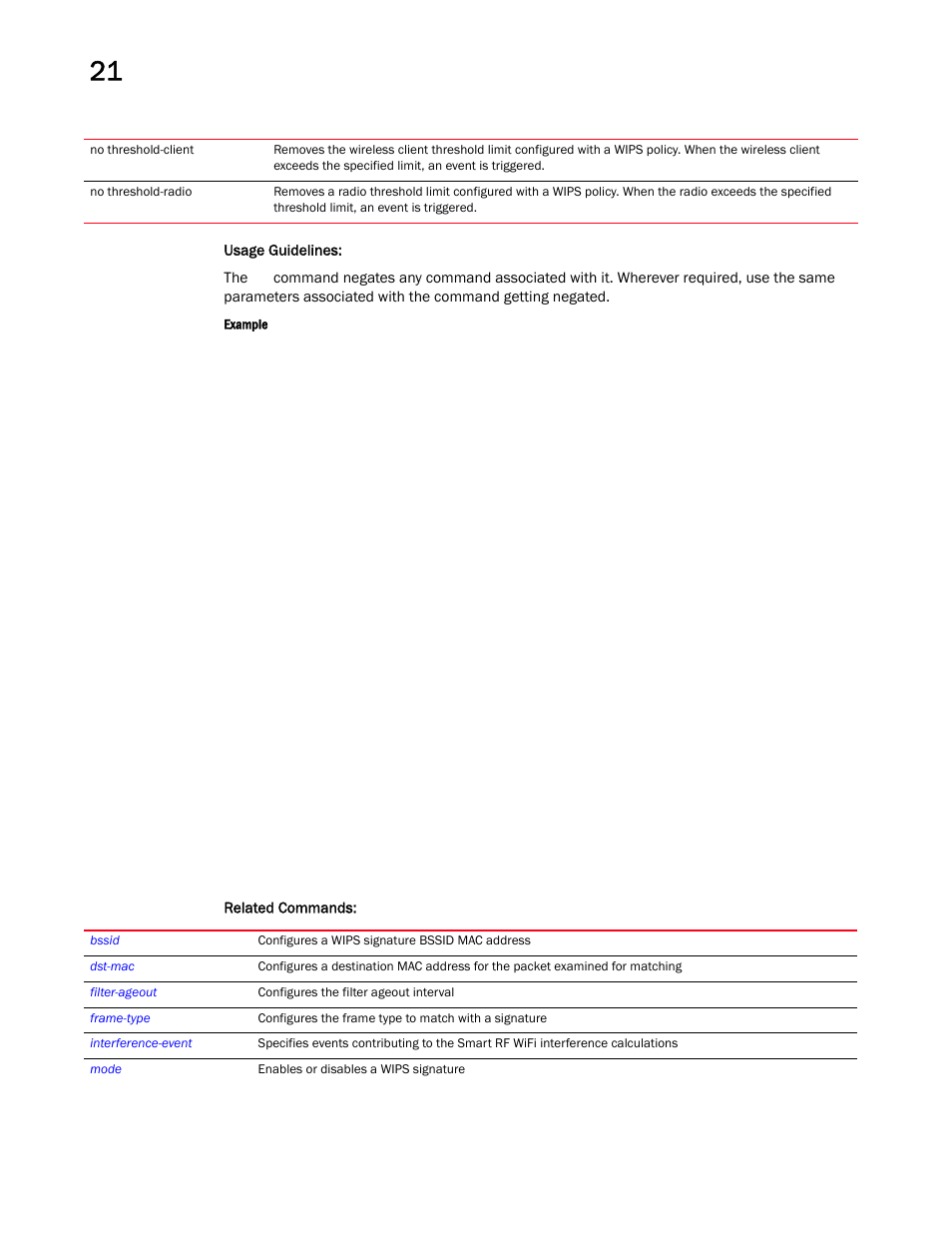 Brocade Mobility RFS Controller CLI Reference Guide (Supporting software release 5.5.0.0 and later) User Manual | Page 1178 / 1355