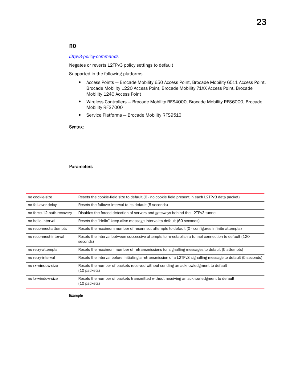 Brocade Mobility RFS Controller CLI Reference Guide (Supporting software release 5.5.0.0 and later) User Manual | Page 1203 / 1355