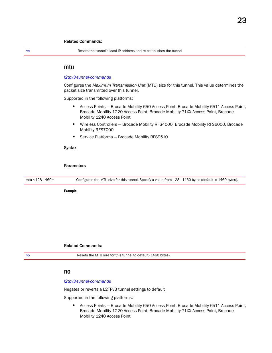 Brocade Mobility RFS Controller CLI Reference Guide (Supporting software release 5.5.0.0 and later) User Manual | Page 1213 / 1355