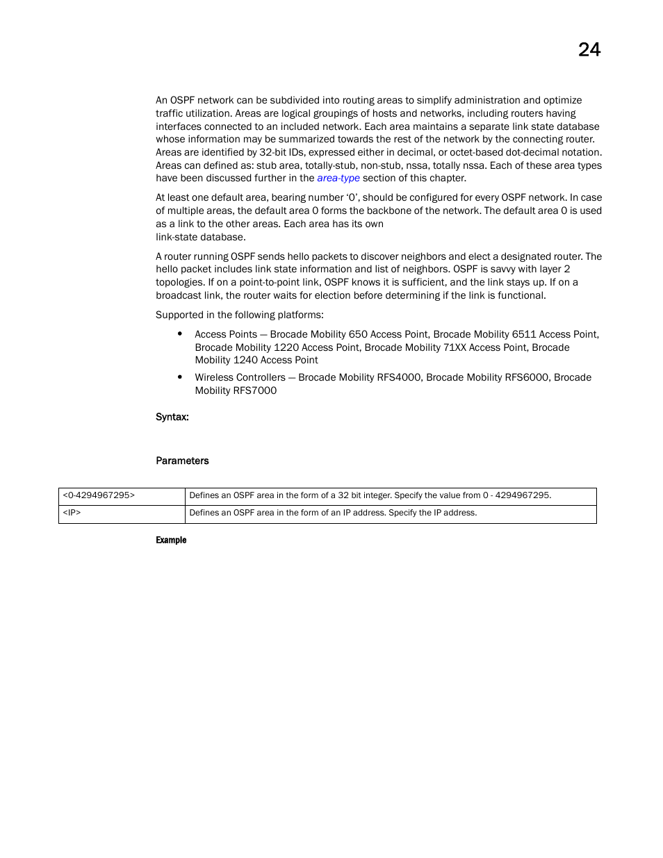 Brocade Mobility RFS Controller CLI Reference Guide (Supporting software release 5.5.0.0 and later) User Manual | Page 1233 / 1355