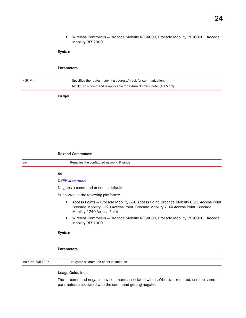 Brocade Mobility RFS Controller CLI Reference Guide (Supporting software release 5.5.0.0 and later) User Manual | Page 1237 / 1355