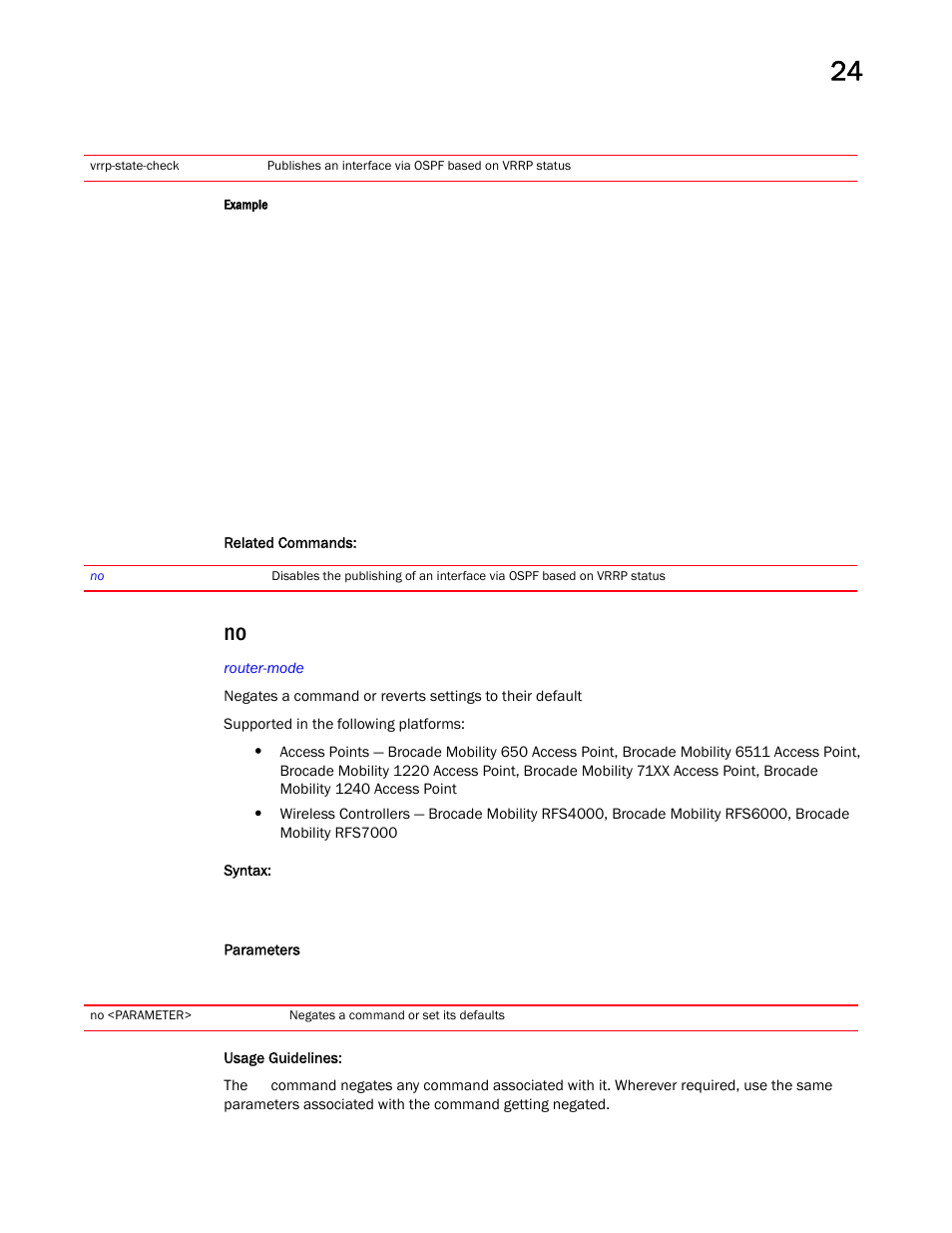 Brocade Mobility RFS Controller CLI Reference Guide (Supporting software release 5.5.0.0 and later) User Manual | Page 1247 / 1355