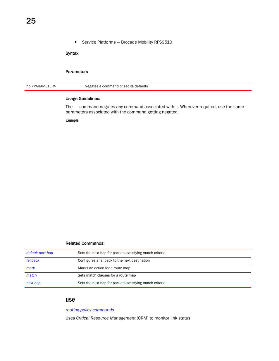 Brocade Mobility RFS Controller CLI Reference Guide (Supporting software release 5.5.0.0 and later) User Manual | Page 1260 / 1355