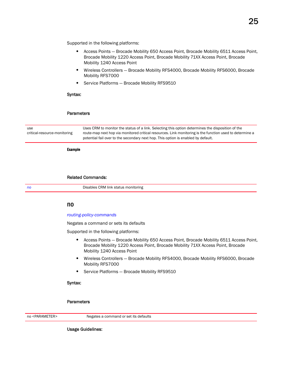 Brocade Mobility RFS Controller CLI Reference Guide (Supporting software release 5.5.0.0 and later) User Manual | Page 1261 / 1355