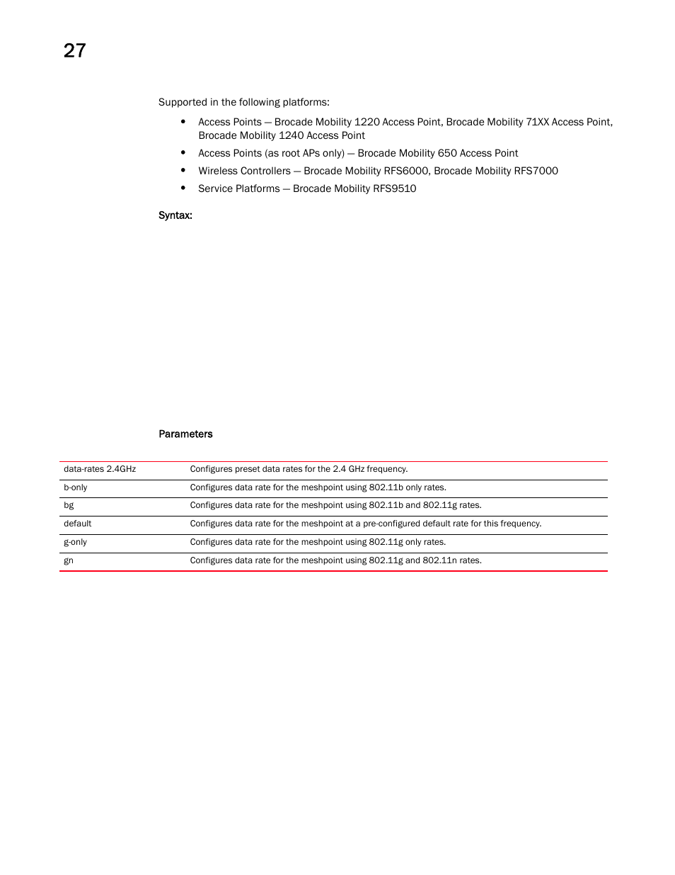 Brocade Mobility RFS Controller CLI Reference Guide (Supporting software release 5.5.0.0 and later) User Manual | Page 1278 / 1355