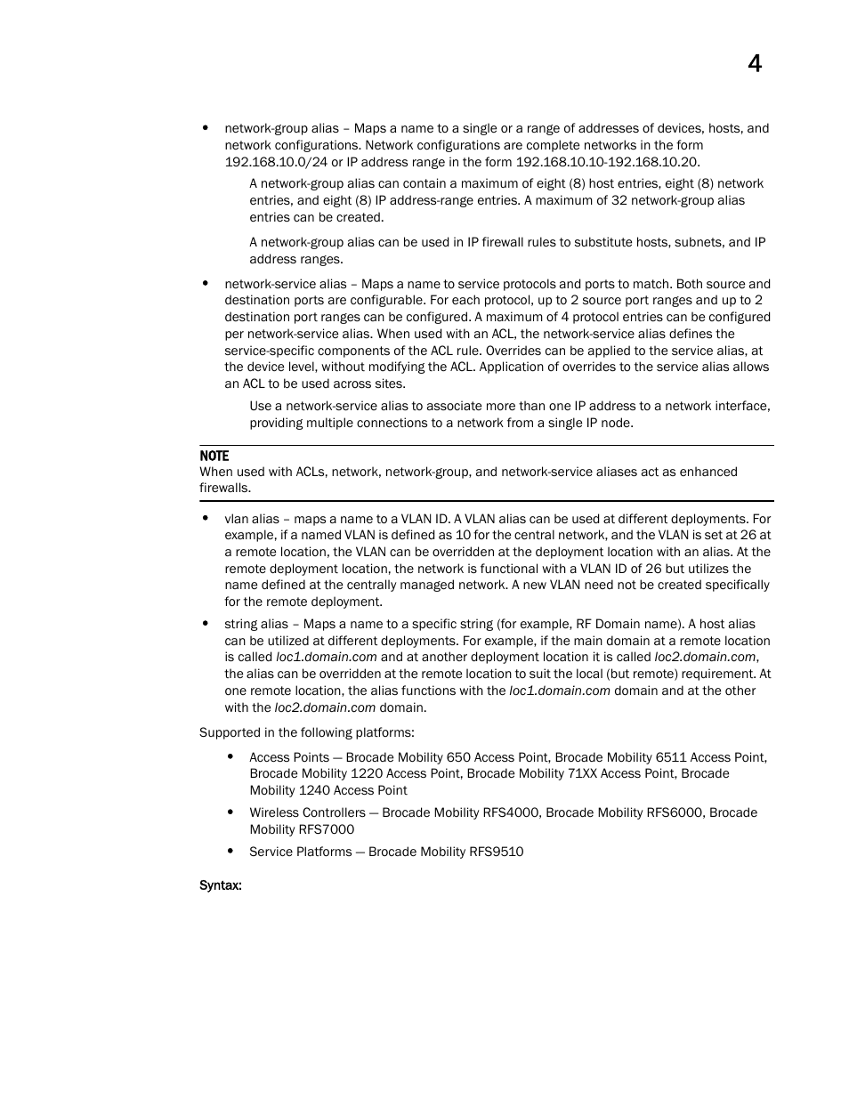 Brocade Mobility RFS Controller CLI Reference Guide (Supporting software release 5.5.0.0 and later) User Manual | Page 179 / 1355