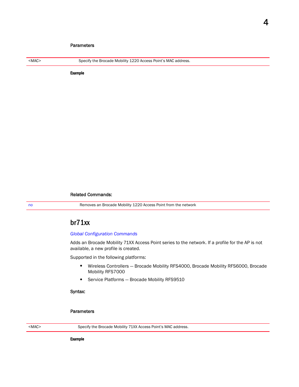 Br71xx | Brocade Mobility RFS Controller CLI Reference Guide (Supporting software release 5.5.0.0 and later) User Manual | Page 187 / 1355