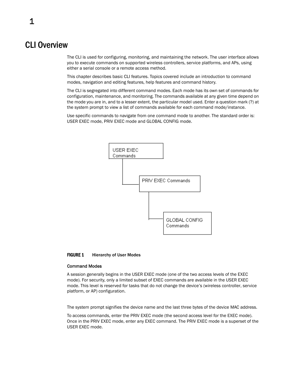 Cli overview | Brocade Mobility RFS Controller CLI Reference Guide (Supporting software release 5.5.0.0 and later) User Manual | Page 21 / 1355