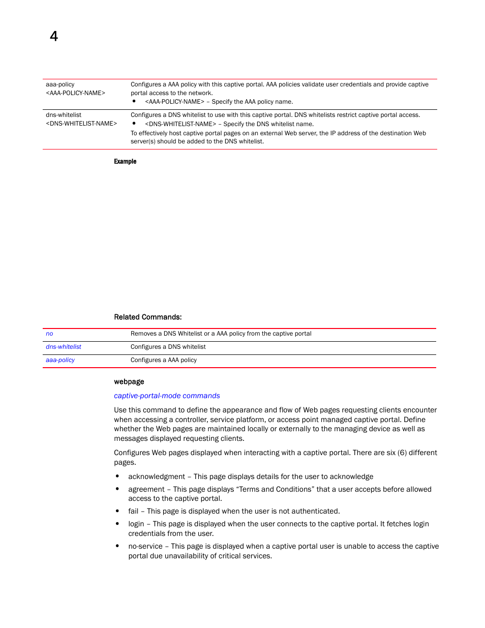 Brocade Mobility RFS Controller CLI Reference Guide (Supporting software release 5.5.0.0 and later) User Manual | Page 212 / 1355