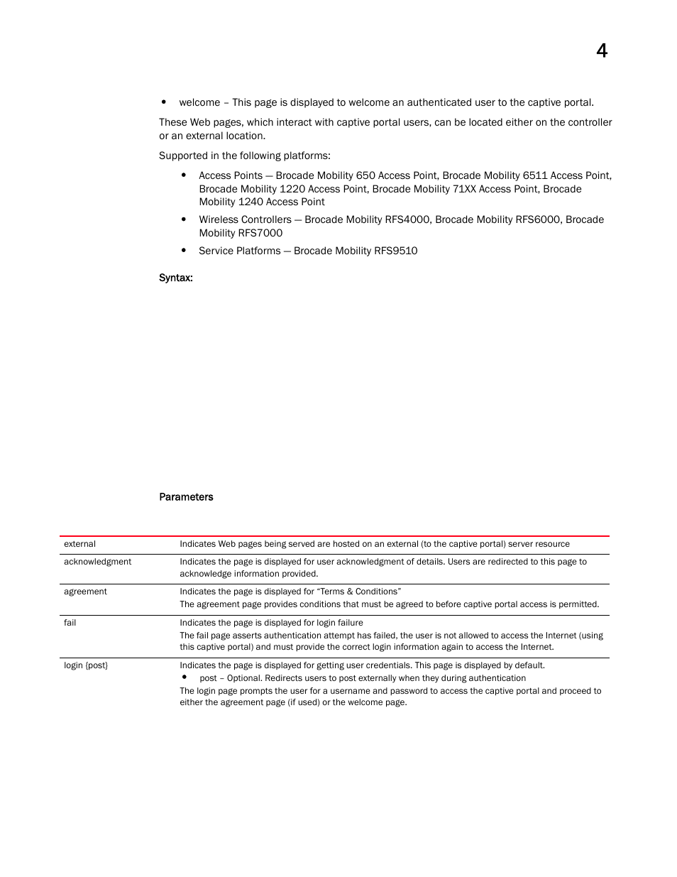 Brocade Mobility RFS Controller CLI Reference Guide (Supporting software release 5.5.0.0 and later) User Manual | Page 213 / 1355